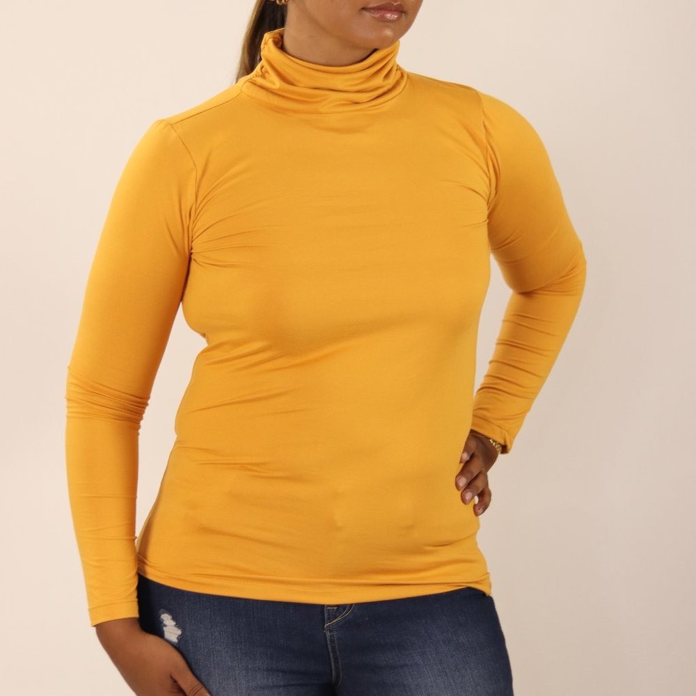 Yellow Turtleneck
